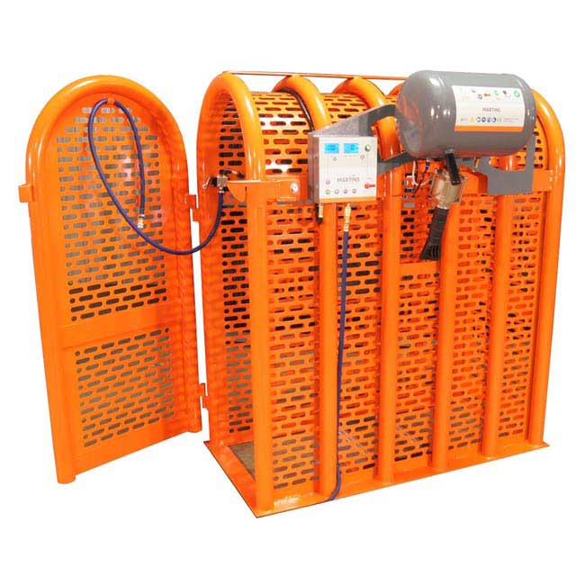 MARTINS MIC-6HD-IPS Tire Cage All-in-one 6-bar HD Inflation Pit Stop