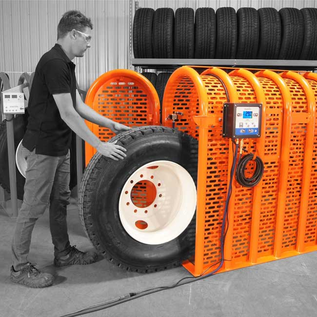 MARTINS MIC-6HD-KIT Tire Inflation Cage 6-bar HD kit with inflator