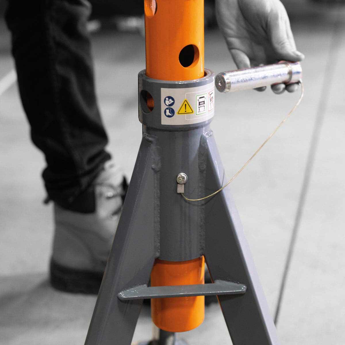 MARTINS MJS-12T 13.2-ton professional jack stands (X2)