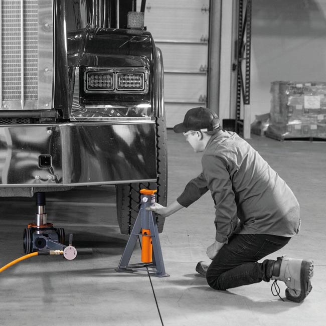 MARTINS MJS-12T 13.2-ton professional jack stands (X2)