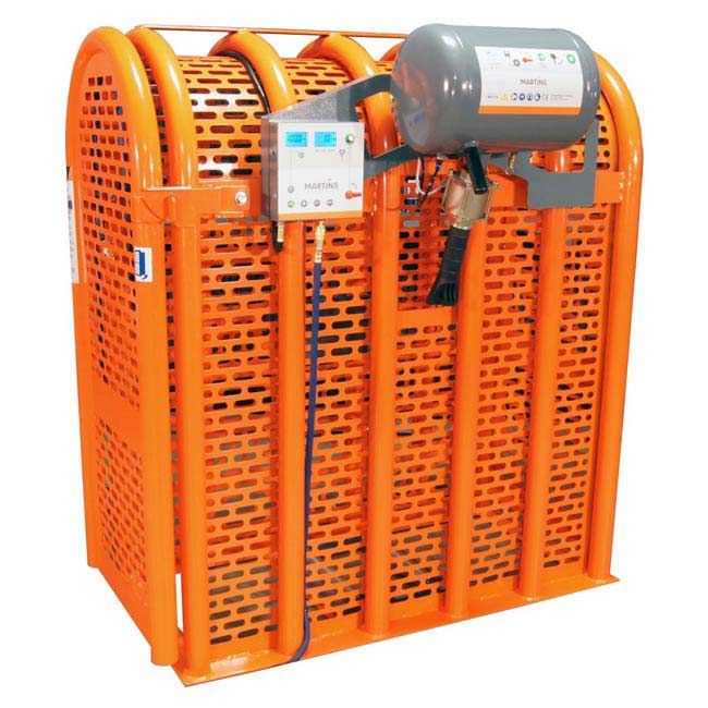 MARTINS MSITTS Seating and inflating truck tire station