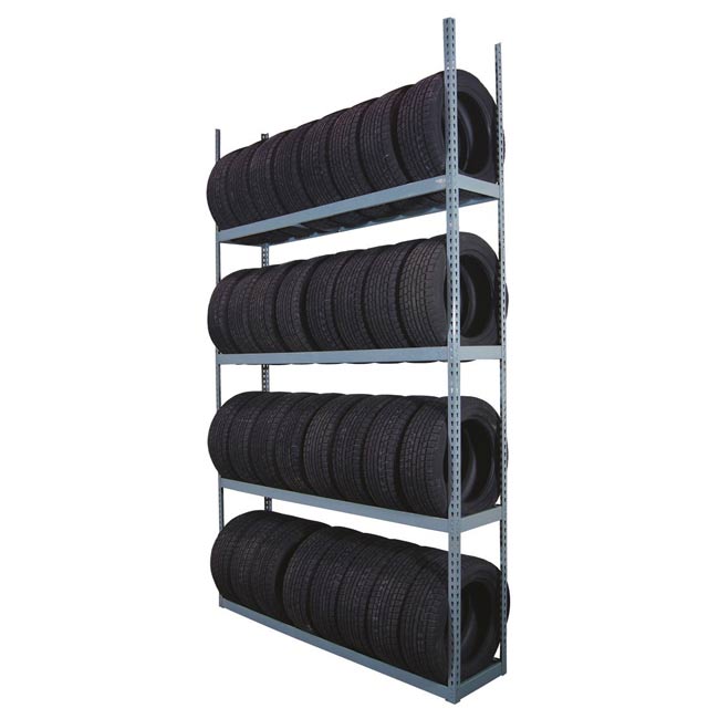 MARTINS MTSR-4 4-Tier Tire Storage Rack For Passenger & Light Truck Tires - 88 x 16 x 117''