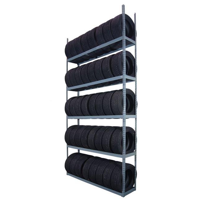 MARTINS MTSR-5 5-Tier Tire Storage Rack For Passenger & Light Truck Tires - 88 x 16 x 150''