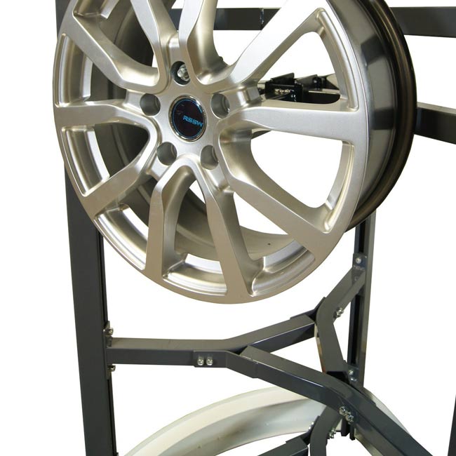 MARTINS MTWD-R Passenger car tire & wheel display wheel bracket (kit of 9)