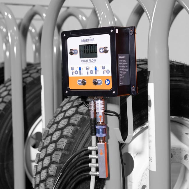 MARTINS MW-60-4WAY Automatic tire inflator 4 outlets - Flatematic 4 Way