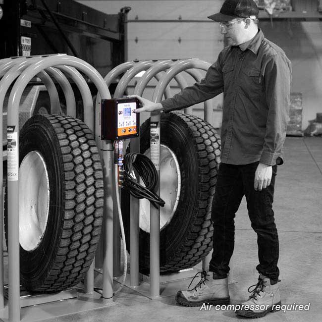 MARTINS MW-60-4WAY Automatic tire inflator 4 outlets - Flatematic 4 Way