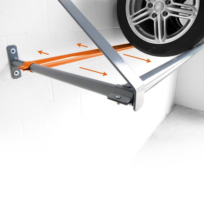 MARTINS MWM-80 Wall-Mount Tire Rack - 83 x 24 x 26''