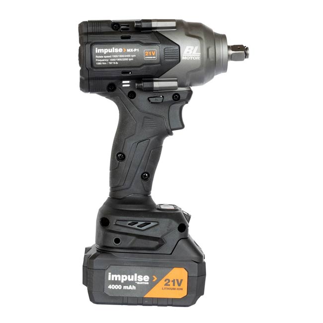 MARTINS MX-P1 Impulse 1/2" Cordless Impact Wrench 797 ft-lb