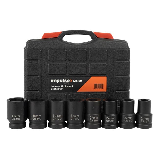 MARTINS MX-S2 Impulse 1" Impact Socket Set