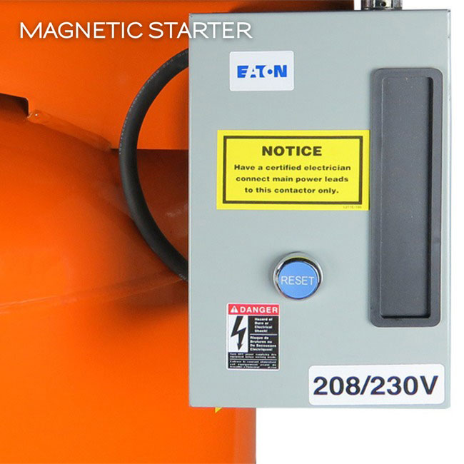 C-Aire 7.5 HP 120 Gallon Simplex Air Compressor PN A075V120 | A075H120 