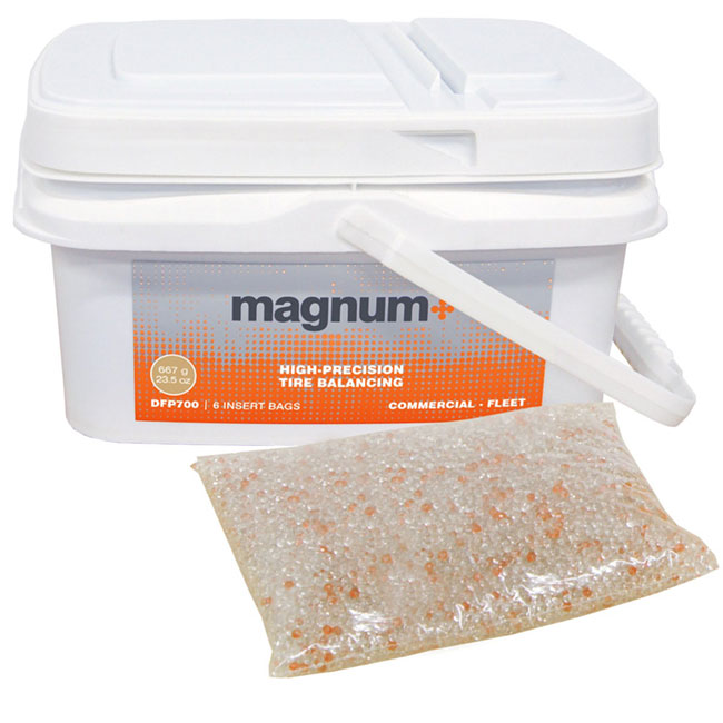 Martins Industries MAGNUM+ DFP700 Tire Balancing Beads, Fleet tub 6 bags, 23.5 oz per bag