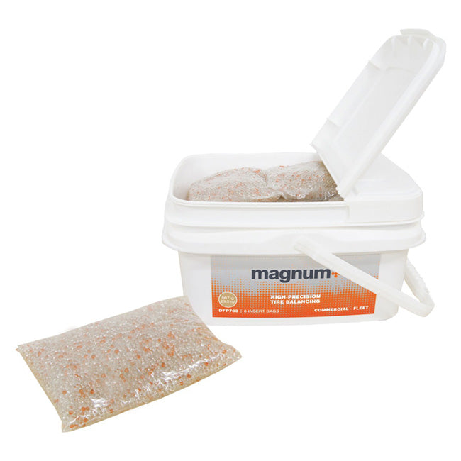 Martins Industries MAGNUM+ DFP700 Tire Balancing Beads, Fleet tub 6 bags, 23.5 oz per bag