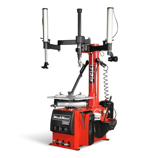 MechMaxx TC9662 - 24 in. Rim Double Assist Arms Tire Changer Swing Arm Tire Changer with Bead Blaster