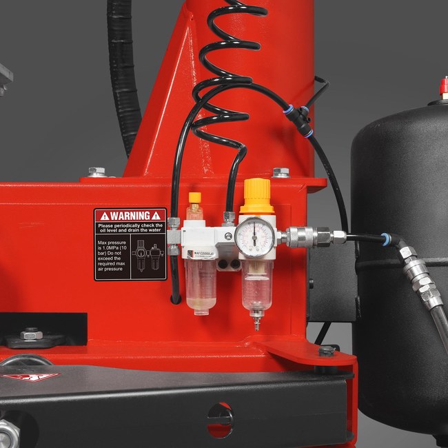 MechMaxx TC9662 - 24 in. Rim Double Assist Arms Tire Changer Swing Arm Tire Changer with Bead Blaster