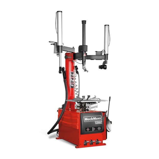 MechMaxx TC9662 - 24 in. Rim Double Assist Arms Tire Changer Swing Arm Tire Changer with Bead Blaster