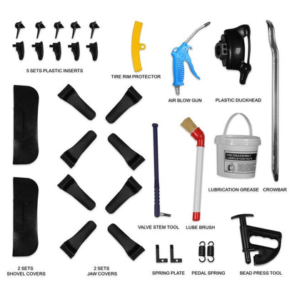 MechMaxx TC966 + WB855 - 24 in. Rim Swing Arm Tire Changer Wheel Balancer Combo, TC966 , WB855