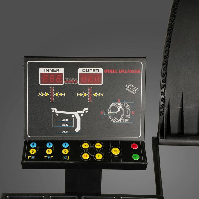 MechMaxx TC968 + WB857 - High Performance Tilt Back Tire Changer Wheel Balancer Combo, TC968, WB857