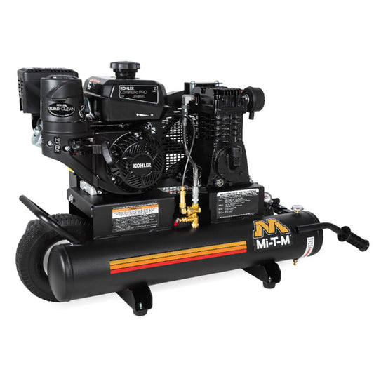 Mi-T-M Mi-T-M AM1-PK07-08M - 8-Gallon Single Stage Gasoline Air Compressor | Tire Equipment Supply