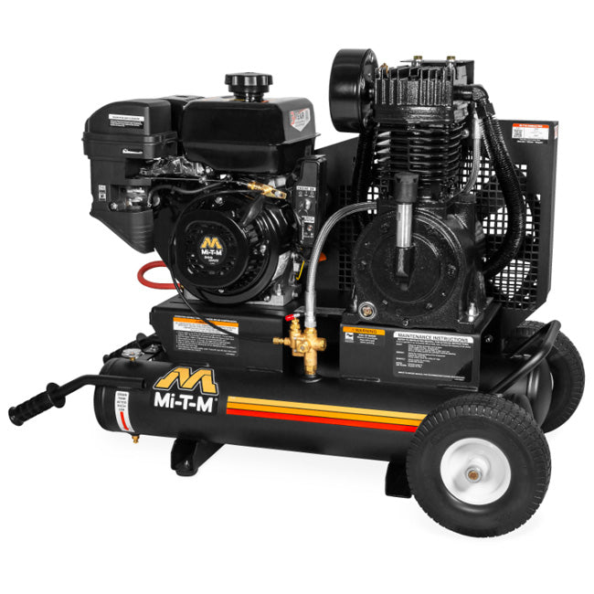 Mi-T-M Mi-T-M AM2-PM09-08ME - 8-Gallon Two Stage Gasoline Air Compressor | Tire Equipment Supply