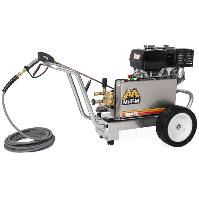 Mi-T-M Mi-T-M CBA-4004-1MAH - CBA Aluminum Series Gasoline Belt Drive Pressure Washer | Tire Equipment Supply