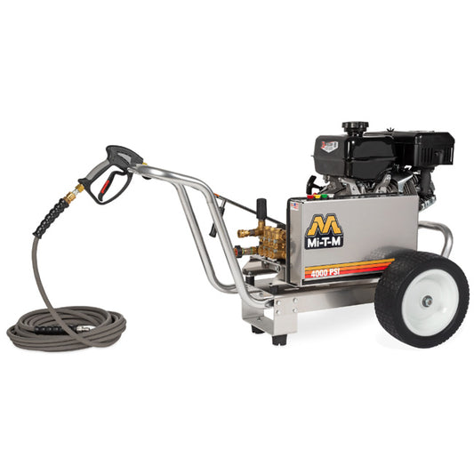 Mi-T-M Mi-T-M CBA-4004-1MAM - CBA Aluminum Series Gasoline Belt Drive Pressure Washer | Tire Equipment Supply