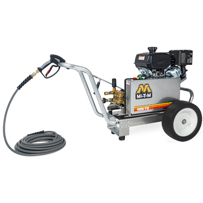 Mi-T-M Mi-T-M CBA-4004-1MCK - CBA Aluminum Series Gasoline Belt Drive Pressure Washer | Tire Equipment Supply