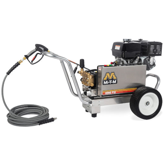 Mi-T-M Mi-T-M CBA-4004-1MGH - CBA Aluminum Series Gasoline Belt Drive Pressure Washer | Tire Equipment Supply