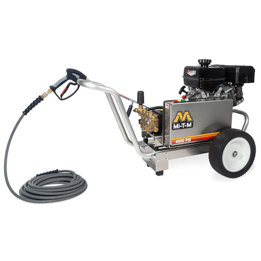Mi-T-M Mi-T-M CBA-4004-1MGM - CBA Aluminum Series Gasoline Belt Drive Pressure Washer | Tire Equipment Supply