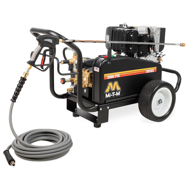 Mi-T-M Mi-T-M CW-3004-0MKD - CW Premium Series Diesel Belt Drive Pressure Washer | Tire Equipment Supply