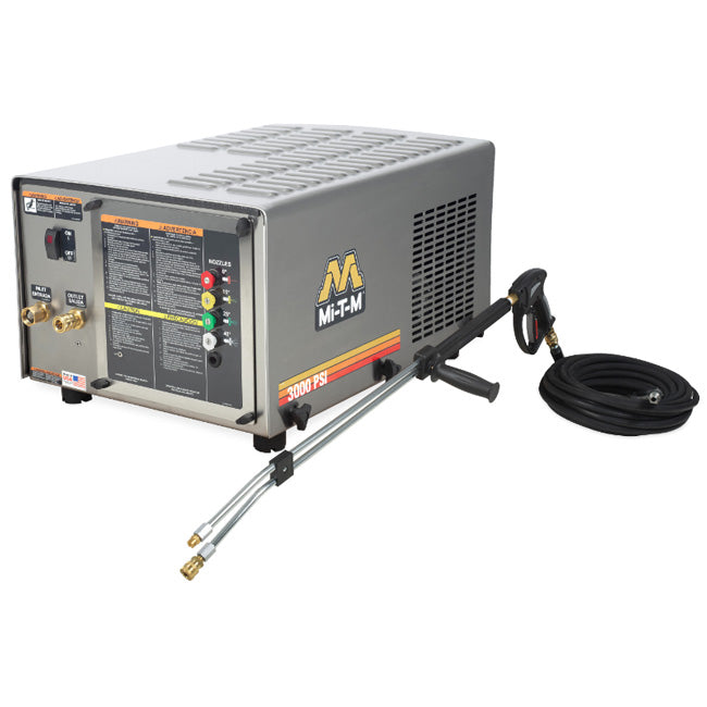Mi-T-M Mi-T-M CW-3004-SME1 - CW Premium Series Electric Belt Drive Pressure Washer | Tire Equipment Supply
