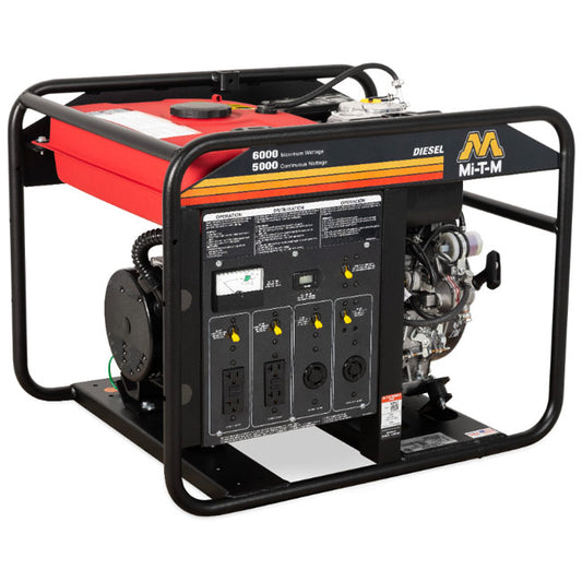 Mi-T-M Mi-T-M GEN-6000-1MKD - 6000-Watt Diesel Generator Generator | Tire Equipment Supply