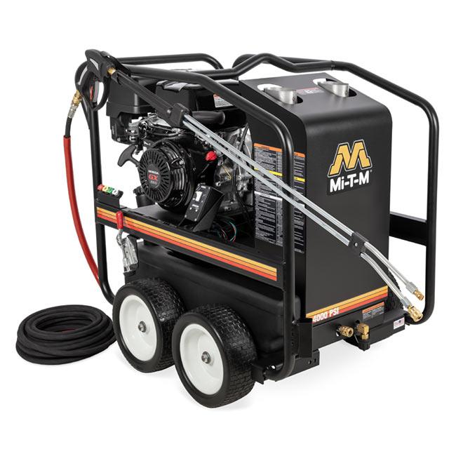 Mi-T-M HSP-4004-3MGH 4000 PSI | Honda GX390 Engine | Hot Water, Gasoline, Pressure Washer