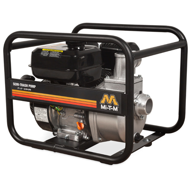 Mi-T-M Mi-T-M WTP-S02-1MGM - Semi-Trash Pump 2-Inch Water Pump | Tire Equipment Supply