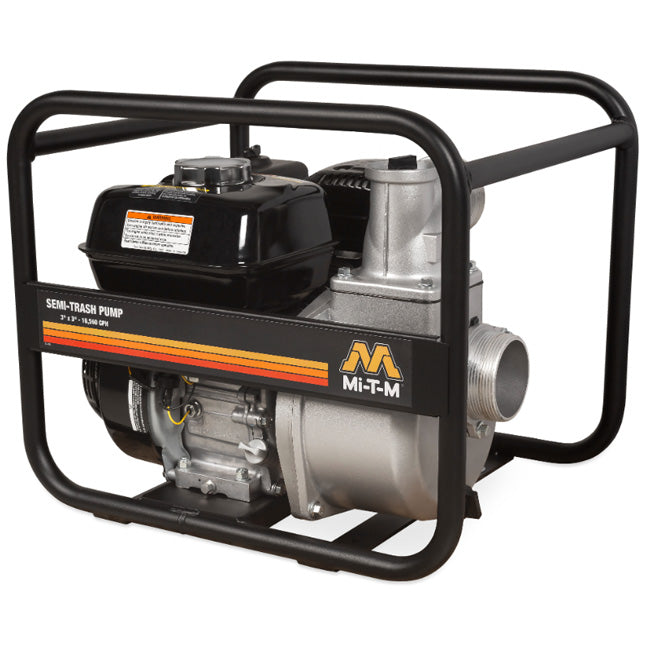 Mi-T-M Mi-T-M WTP-S03-1MGH - Semi-Trash Pump 3-Inch Water Pump | Tire Equipment Supply