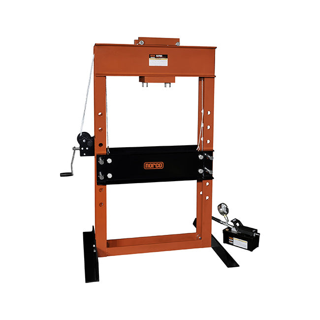 Norco_Lifting 78057A – 50 Ton Capacity Air / Hydraulic Pump Operated Shop Press w/ 6 1/4 in. Stroke