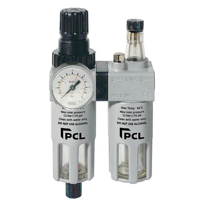 PCL Tire Inflation ATCFRL6 Filter-Regulator-Lubricator, 1/4 in. NPT