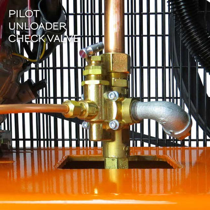 C-Aire 13 HP 30 Gallon Gas Drive Air Compressor PN A130H030-G 