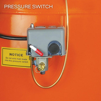 SEO Page Title: C-Aire 10 HP 120 Gallon Simplex Air Compressor PN A100V120 | A100H120 