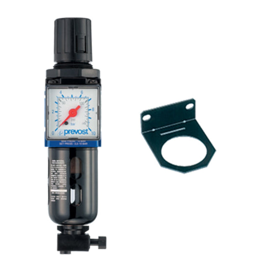 Prevost ALTO - Filter-Regulator (gauge Included) With Wall Bracket