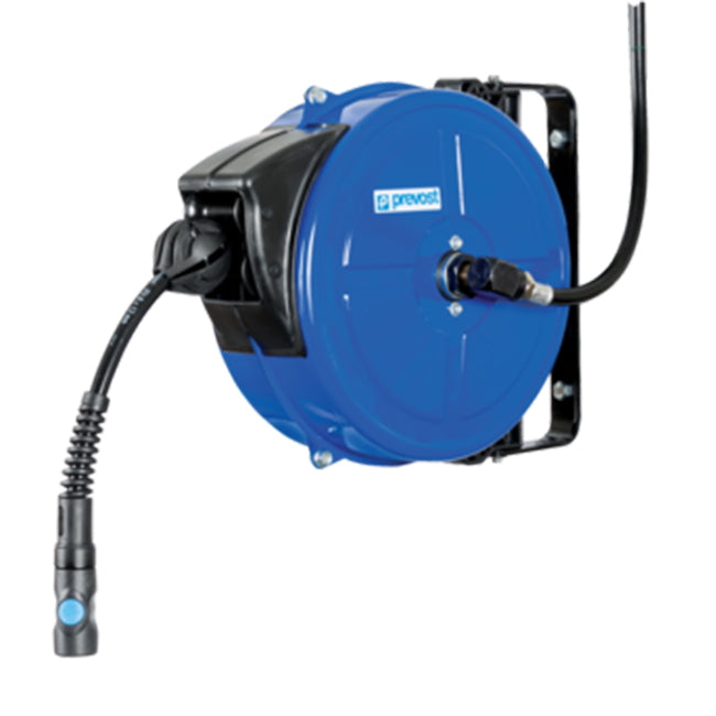 Prevost Air Closed Hose Reels - DMF Series - Industrial Type - Polyurethane Hose