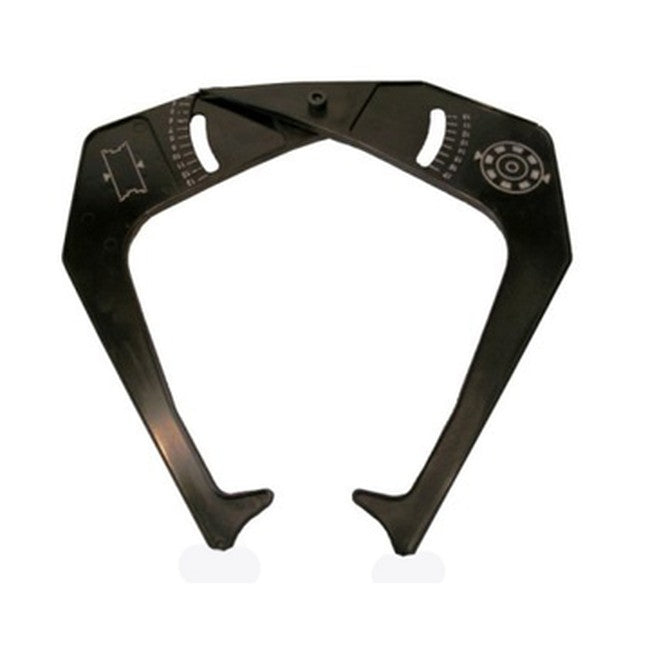 QSP 110007 Wheel caliper measures wheel width I.D. And O.D. in 1/2" and 1" increments replacement part