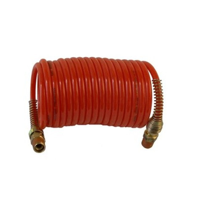 QSP 137-77 Premium 12' Coil Hose (Made In USA) 2.5" coil 1/4npt - 3/16 hose, swivel on each end replacement part