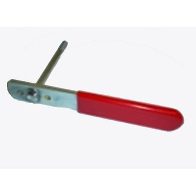 QSP 142-42 S/A Jack Pivot Handle (Zinc Plated, with Red Cover) replacement part