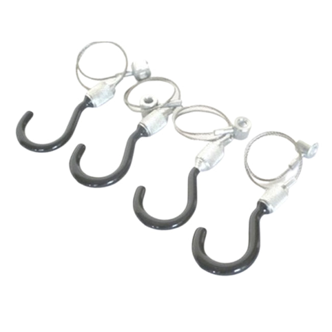 QSP 20-1291 Sensor Safety Hooks with Cable (4), Includes 1/4"-20 bolt for new style clamps replacement part