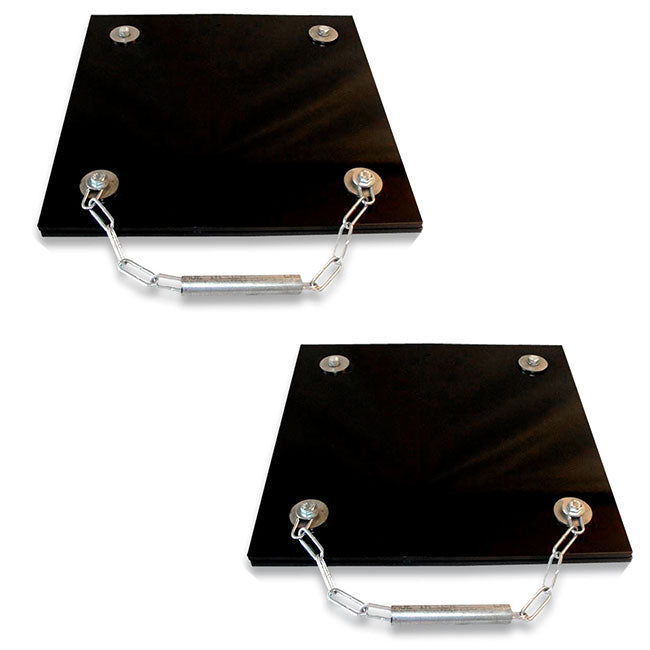 QSP 20-407GP Pair of Wheel Alignment Rear slip grease plates - 20-407GP