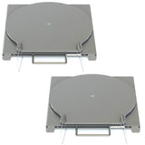 QSP 25-152-SS Stainless Steel Turnplates with handles for BendPak Rack - 25-152-SS