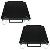 QSP 25-24-B Pair of Wheel Alignment HD Truck Turnplates with handles - 25-24-B