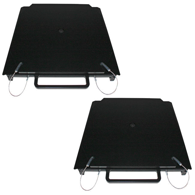 QSP 25-24-B Pair of Wheel Alignment HD Truck Turnplates with handles - 25-24-B