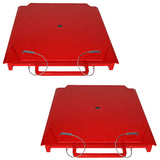 QSP 25-24 Pair of Wheel Alignment Heavy-Duty Truck Turnplates with handle - 25-24