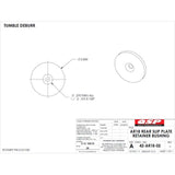 QSP 42-AR18-02 Rotary AR18 and YA12 rear slip plate retainer bushing - Rotary pn S121100 and 140037. Made out of stainless steel replacement part